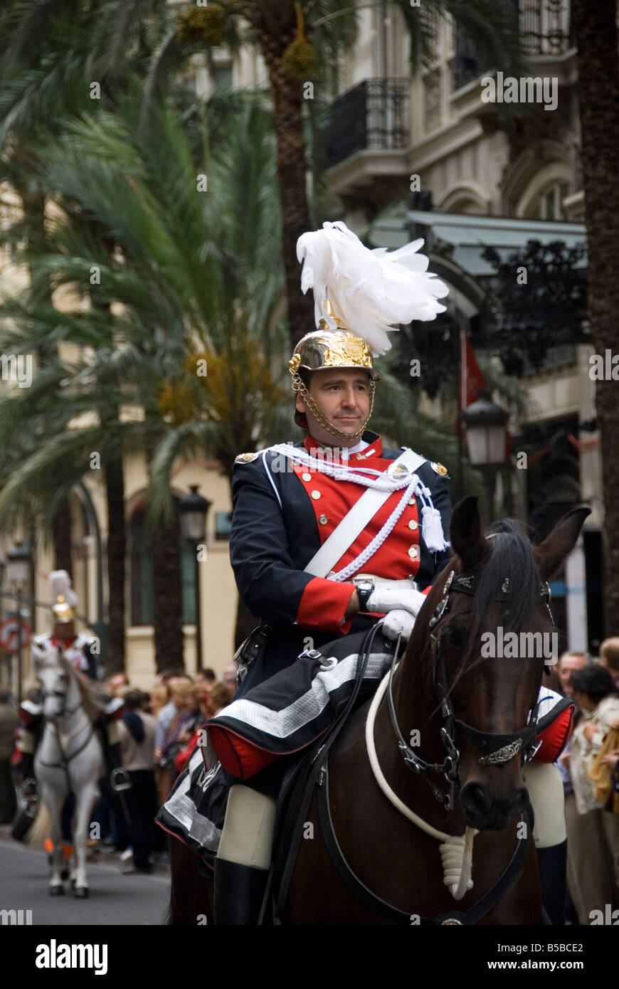 Nou D Octubre 9th October in commemoration of the entrance of King James I into the city of Valencia Spain Stock Photo