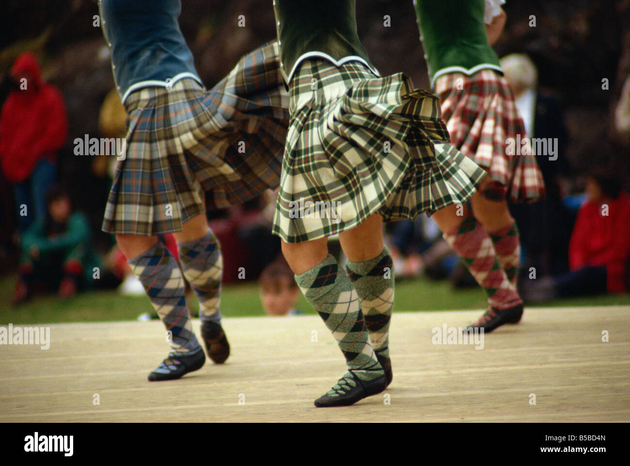 Highland dancing competition Skye Highland Games Portree Isle of Skye Scotland United Kingdom Europe Stock Photo