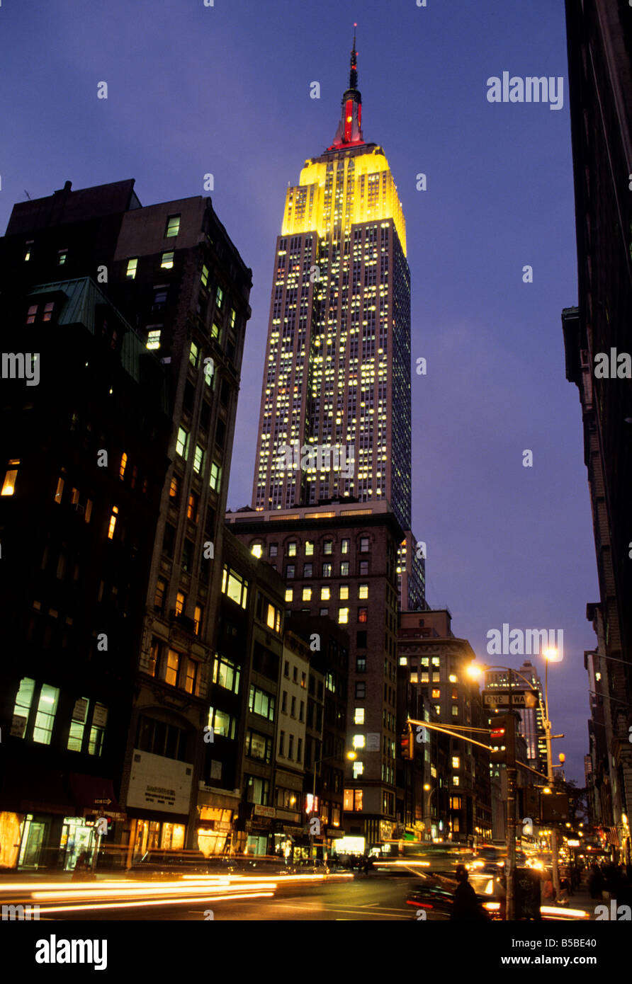 Historic new york city night hi-res stock photography and images - Alamy