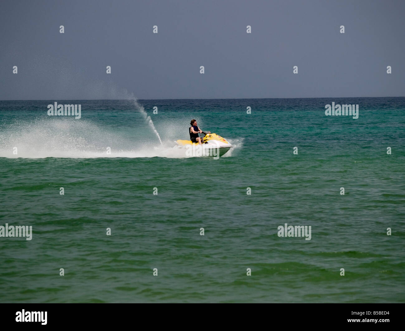 jet ski in action off Patong Beach in Phuket Thailand Stock Photo Alamy