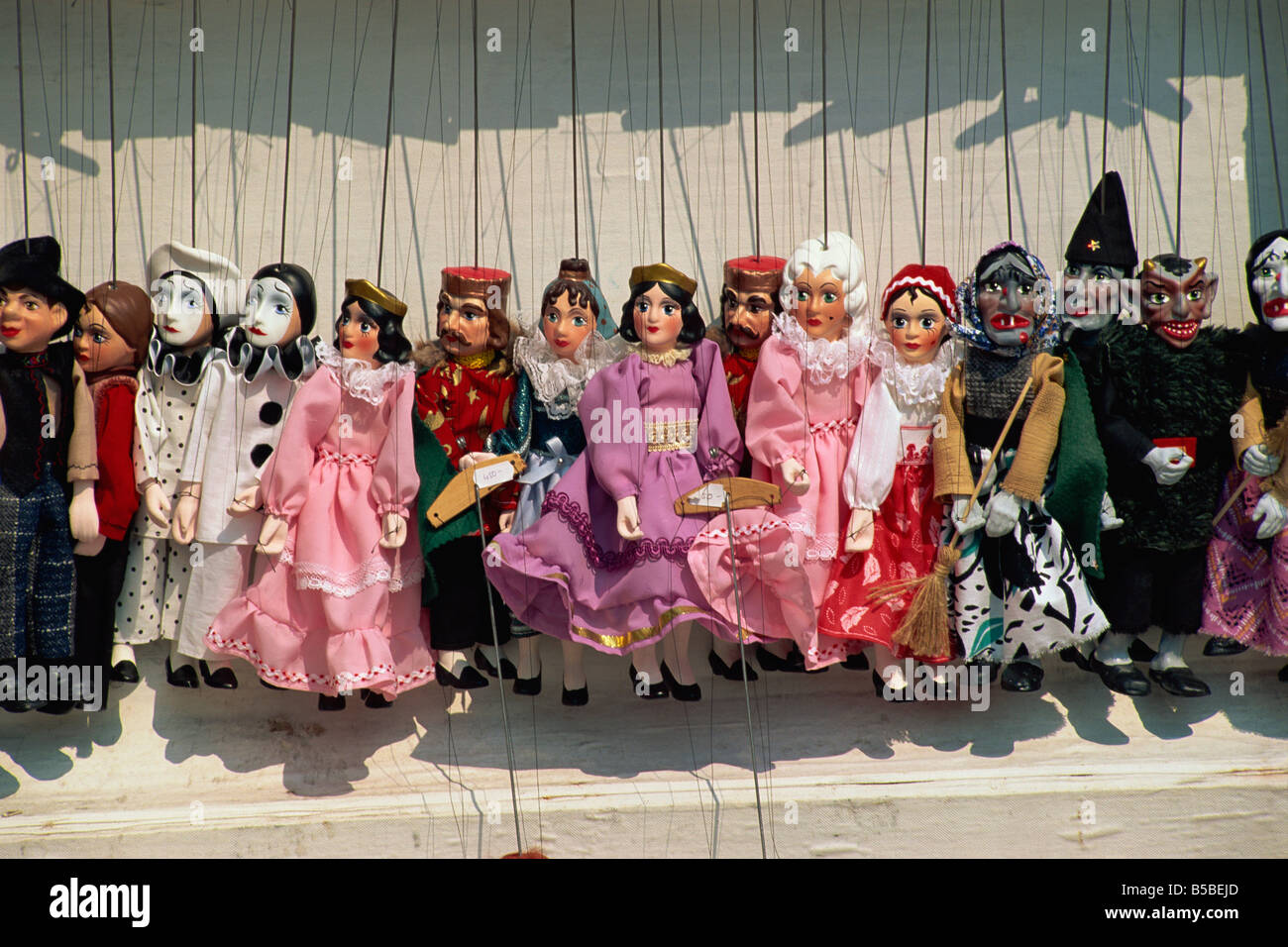 Puppets for sale, Bratislava, Slovakia, Europe Stock Photo Alamy