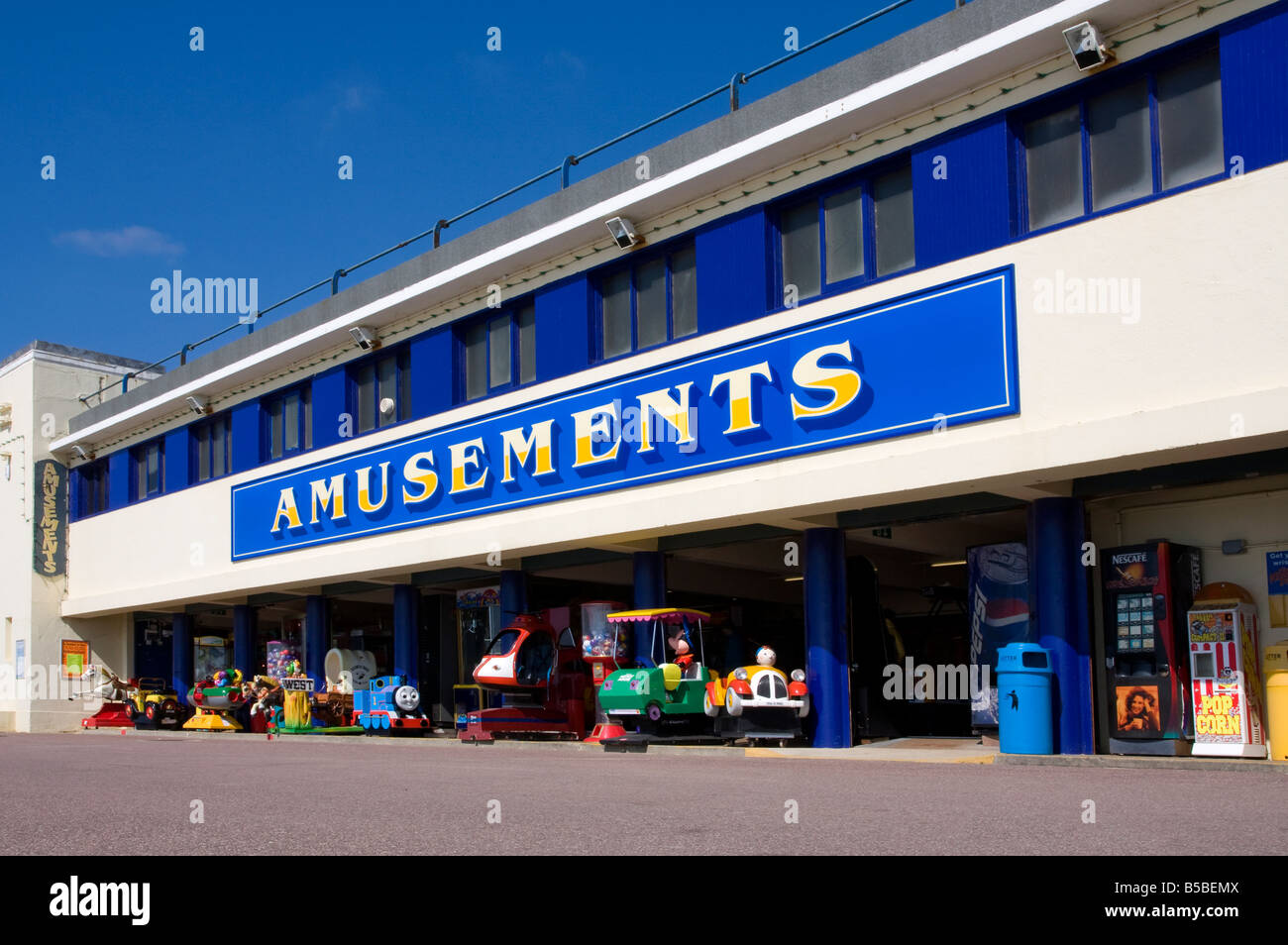 Amusement Arcade, Promenade, Bournemouth, Dorset, England, Europe Stock Photo Alamy