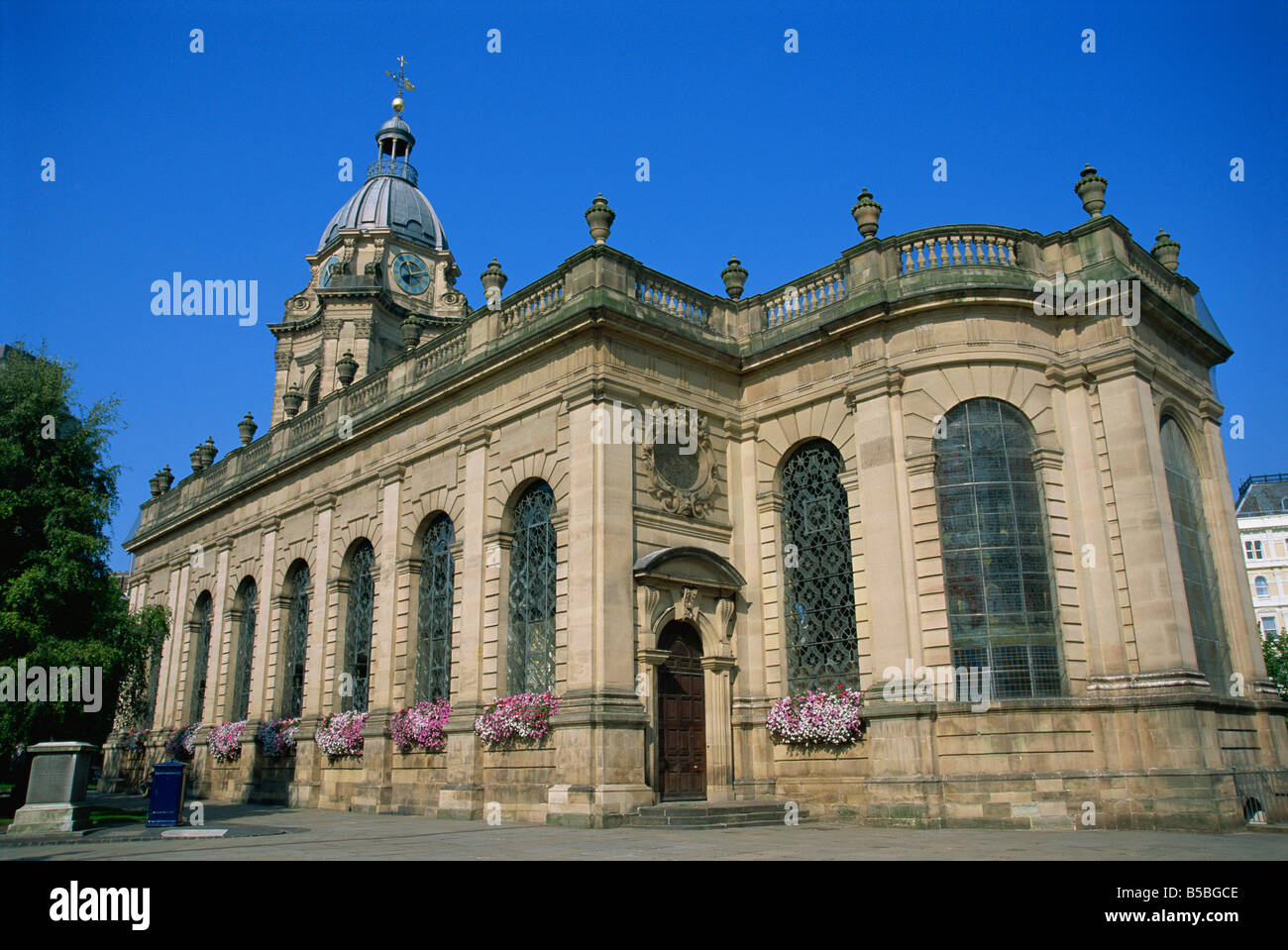 St. Philips Cathedral dating from 1715, Birmingham, England, Europe Stock Photo