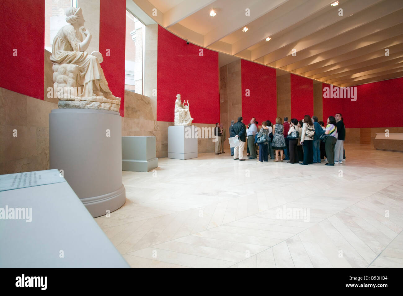 New extension by architect Rafael Moneo, Prado Museum, Madrid, Spain, Europe Stock Photo