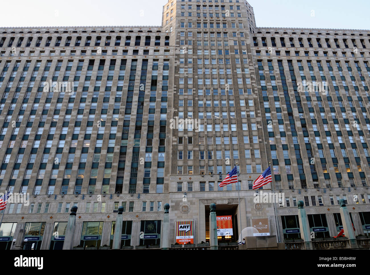 Historic building seen while on the Wendella Architecture Boat Tour on