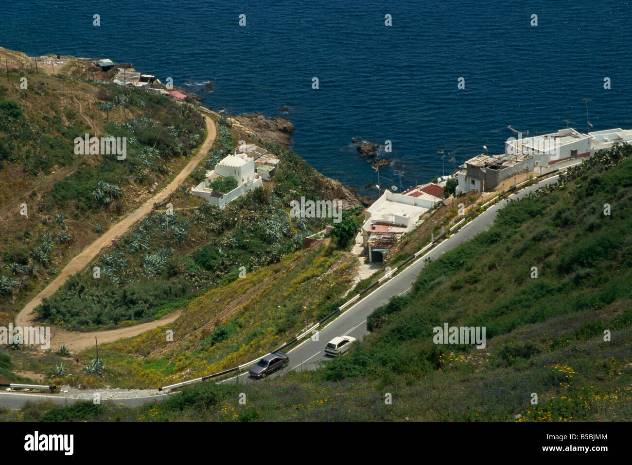 Coast road Ceuta Spanish North Africa Mediterranean Africa Stock Photo