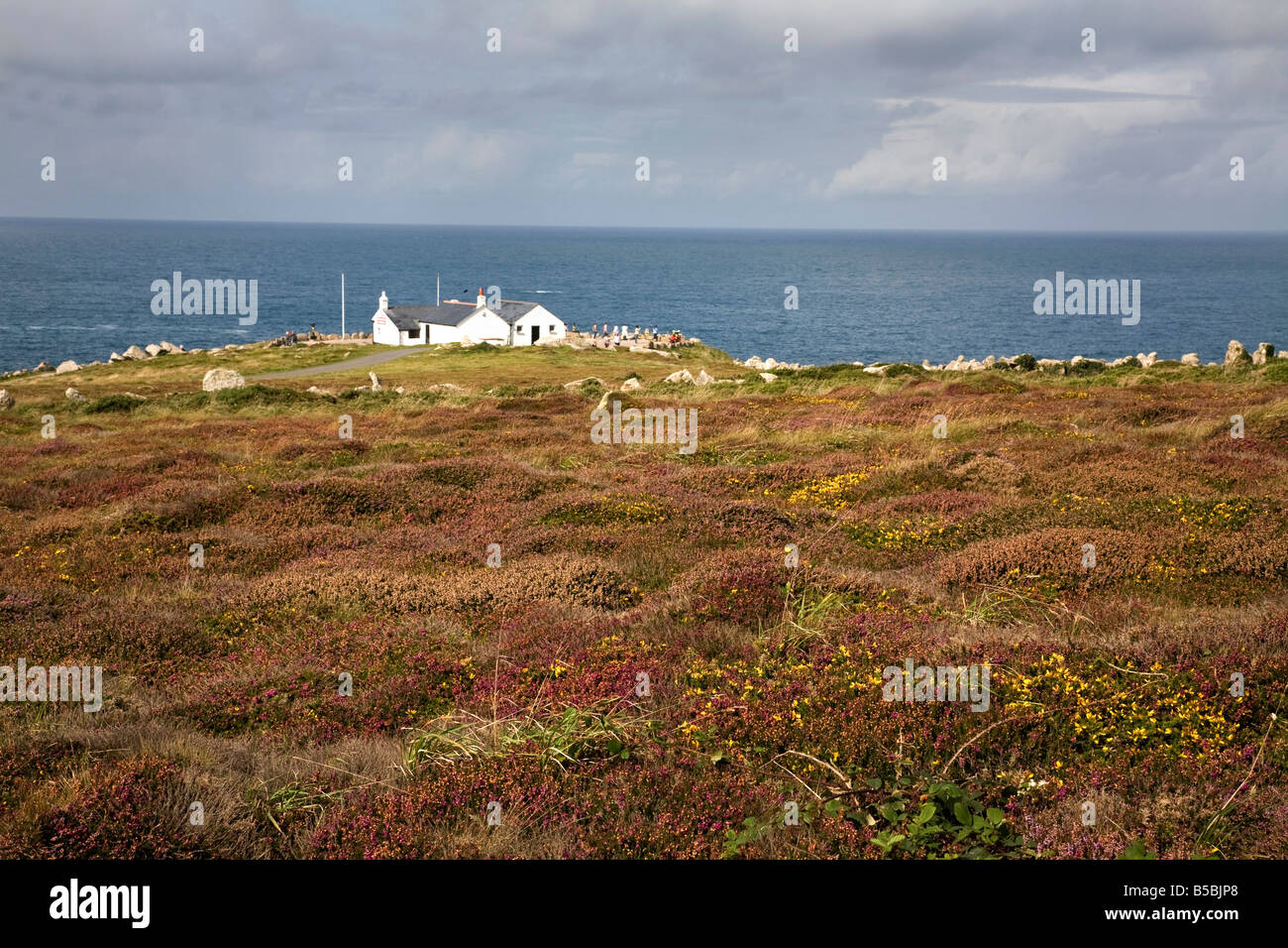 lands end cornwall Stock Photo