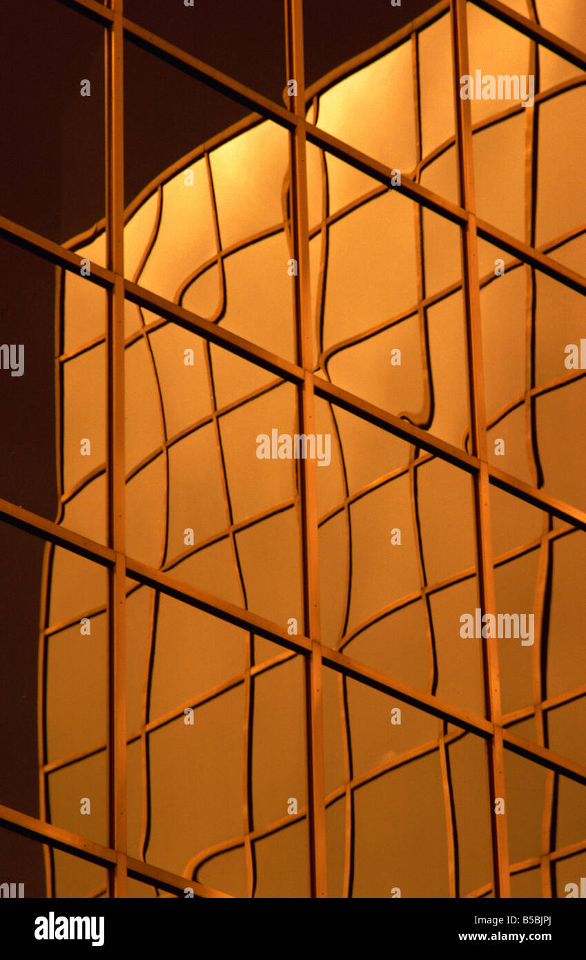 Image of modern office tower block windows, Astral Towers, Crawley