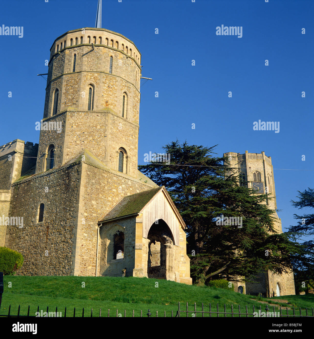 Two churches, Swaffham Prior, Cambridgeshire, England, Europe Stock Photo