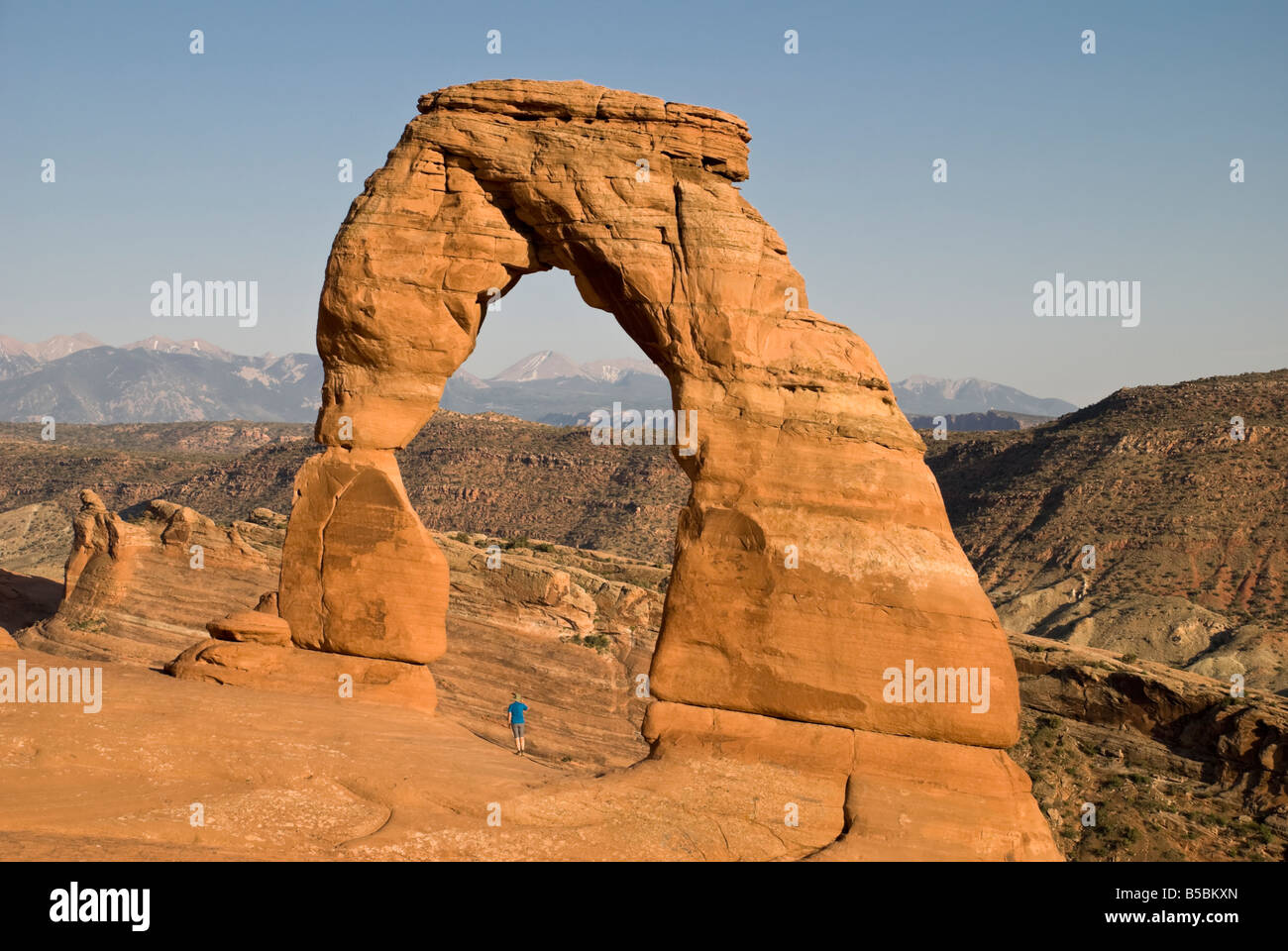 Delicate Arch, Arches National Park, Utah Stock Photo