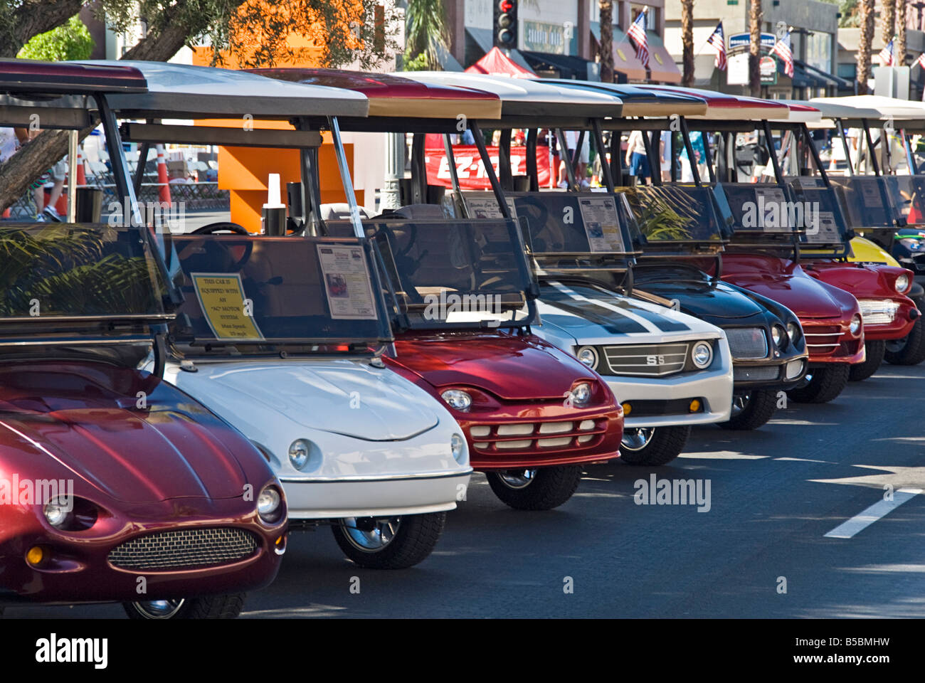 Palm Desert CA Golf Cart buggy Parade decorated golf carts spectacular