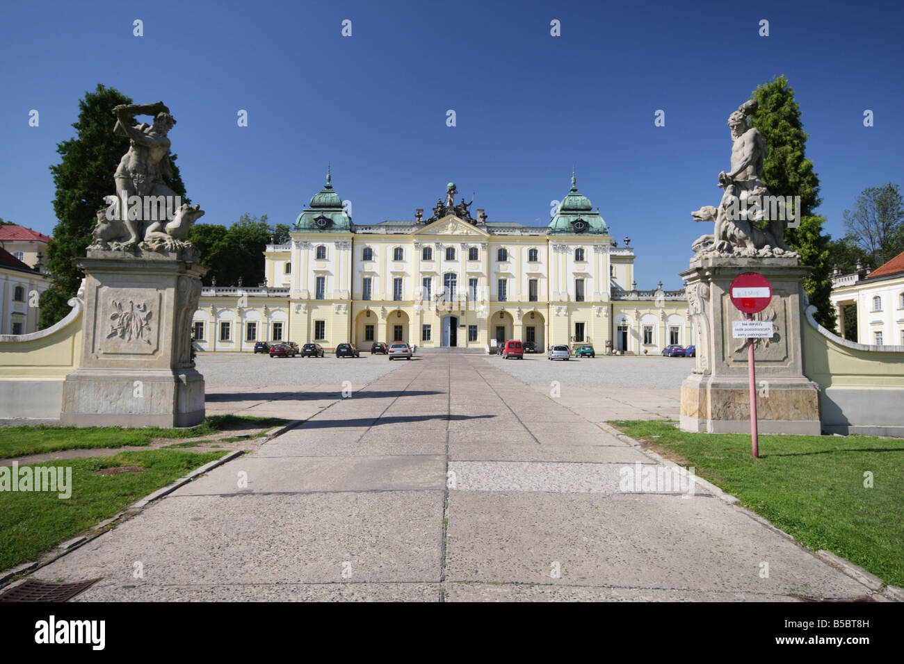 Branicki Palace in Bialystok, Poland Stock Photo