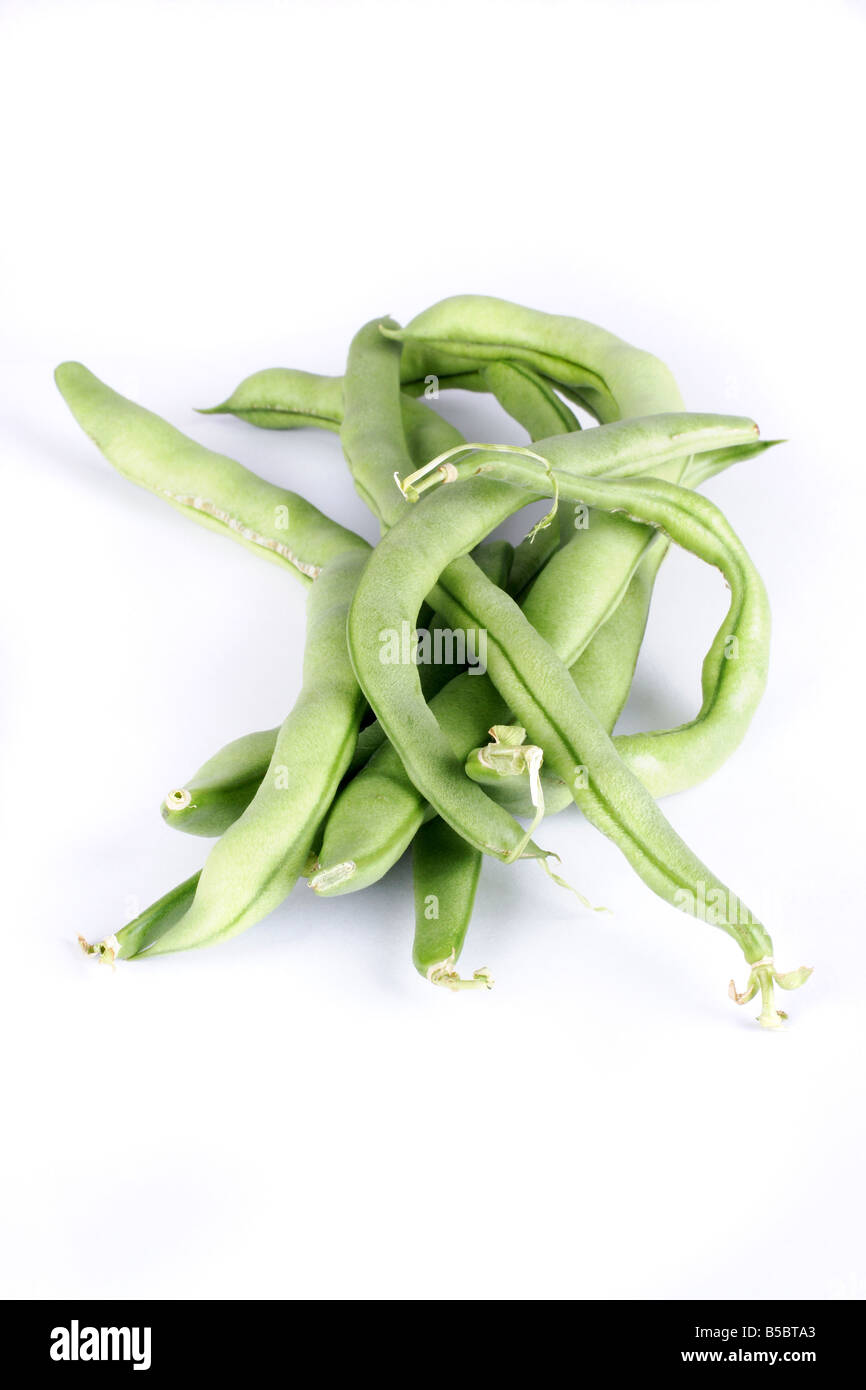 fresh green beans Stock Photo