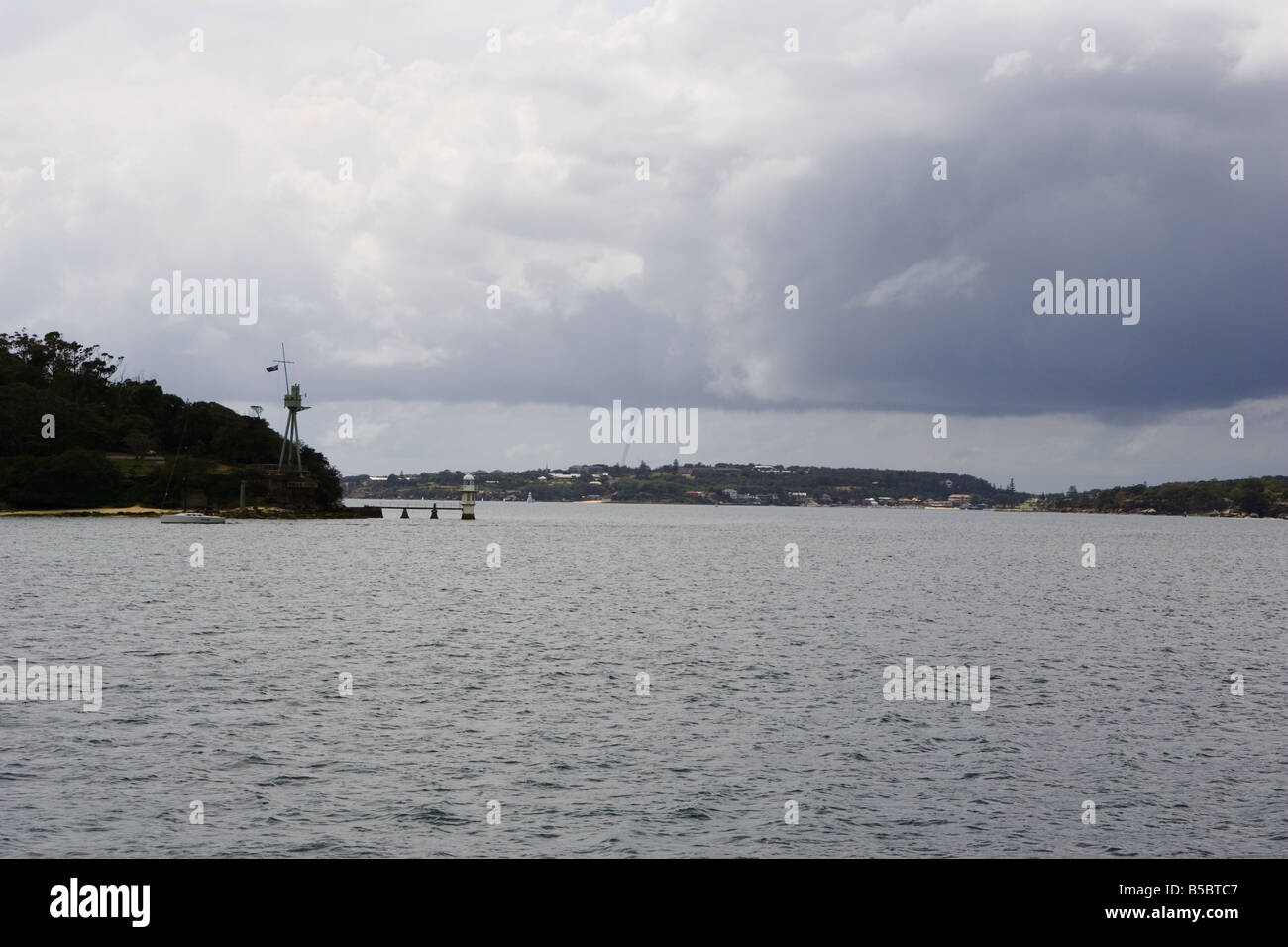 Water Spout/Tornado over Manly Stock Photo