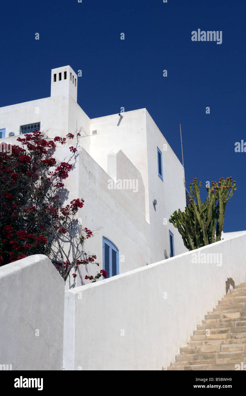 White washed houses in San Jose, Cabo de Gata park, Spain Stock Photo Alamy