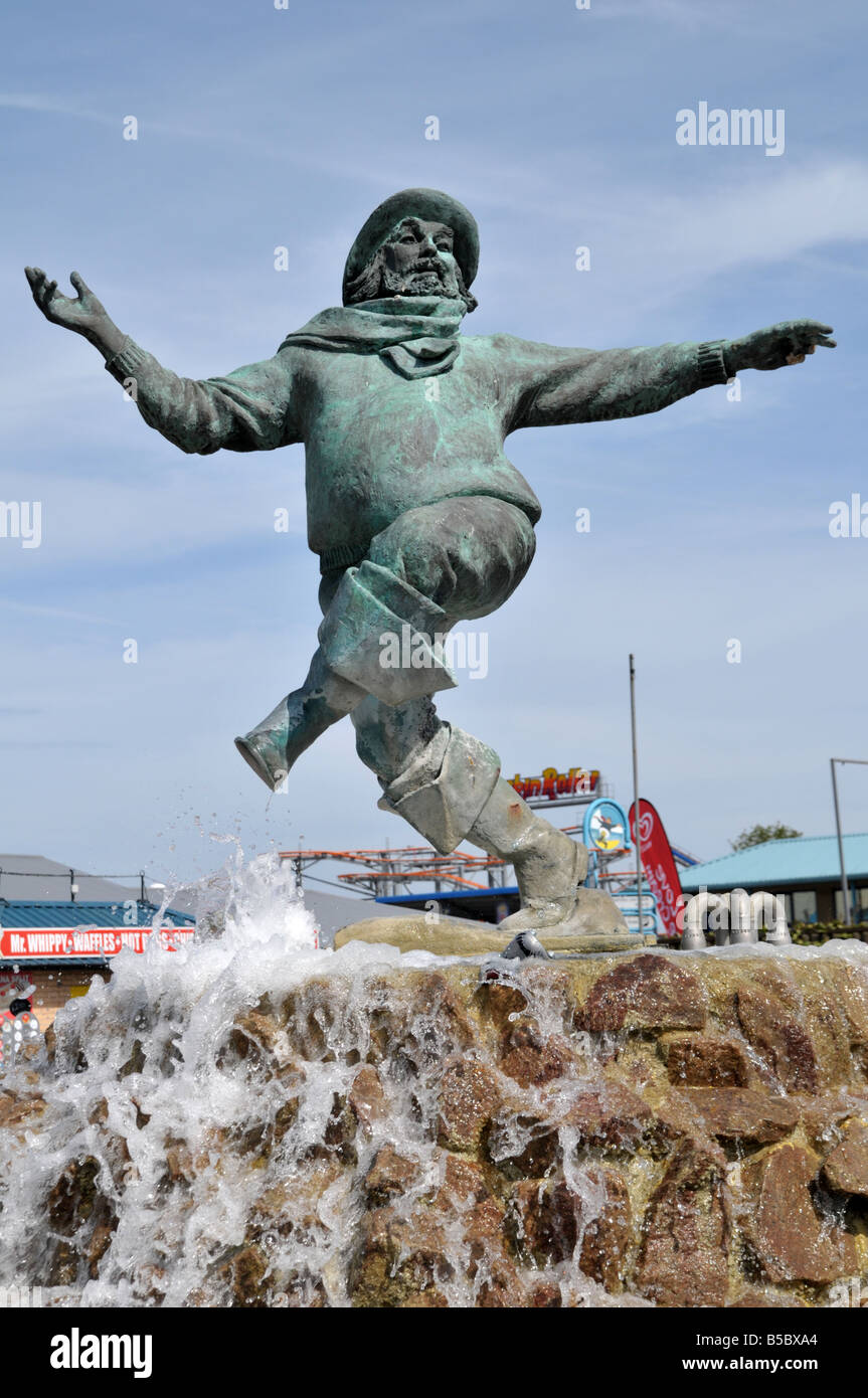 Jolly Fisherman statue at Skegness Lincolnshire England UK Stock Photo Alamy