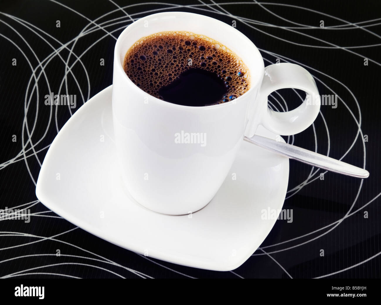 cup of black coffee Stock Photo - Alamy