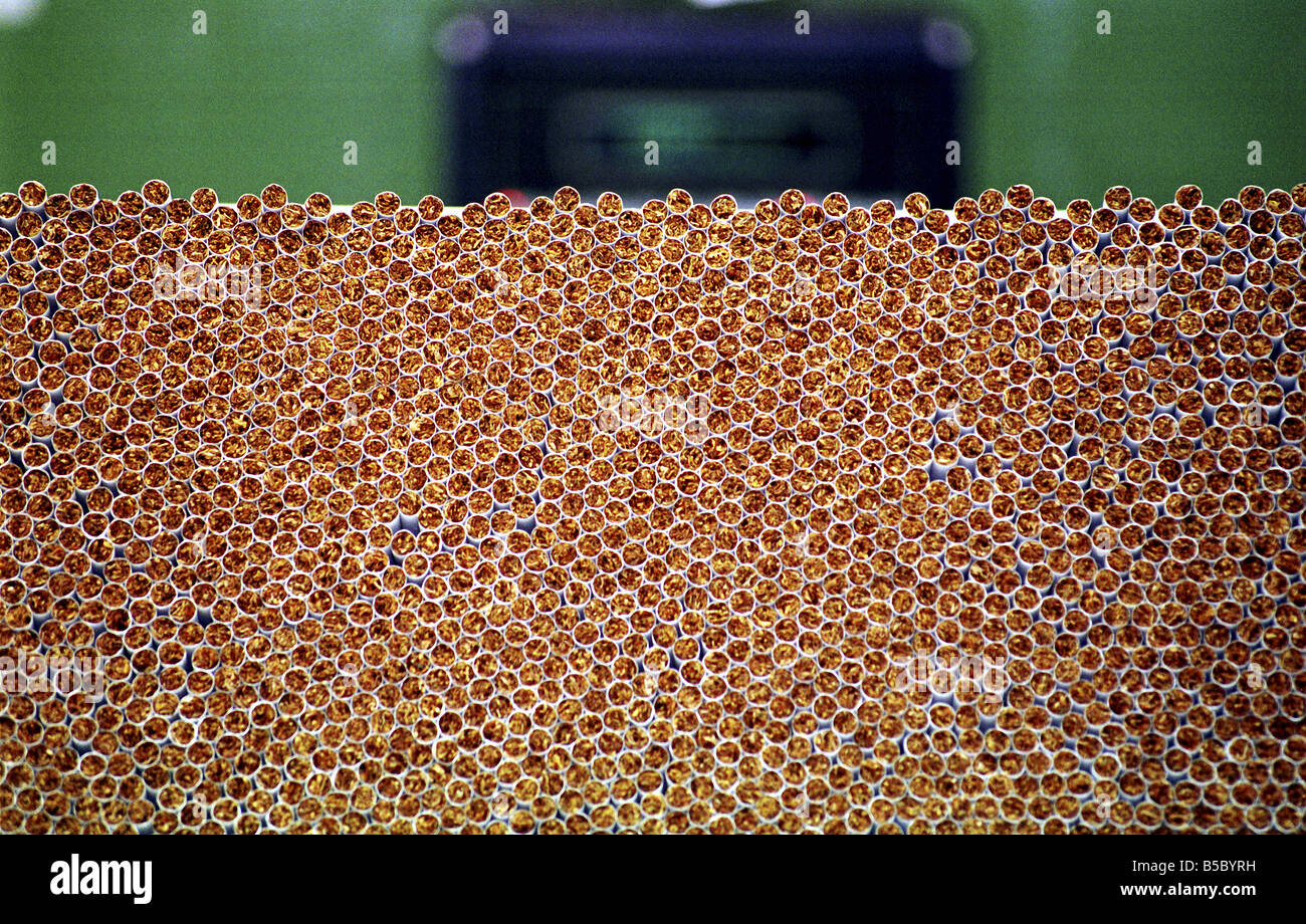Pile of cigarettes Stock Photo