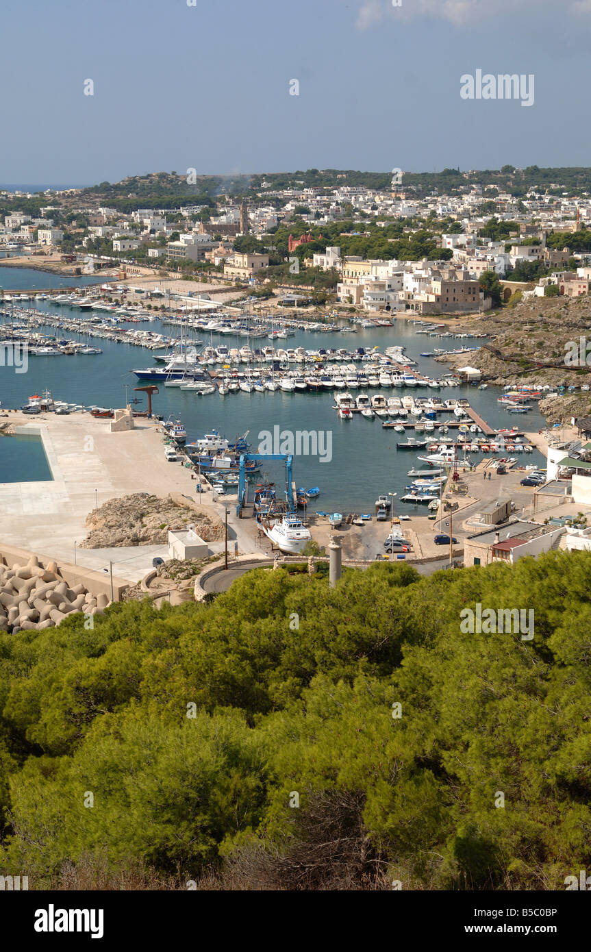 The marina Santa Maria di Leuca Puglia Italy Stock Photo