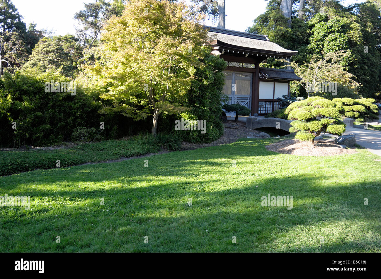 Japanese tea garden Golden Gate Park San Francisco Stock Photo Alamy