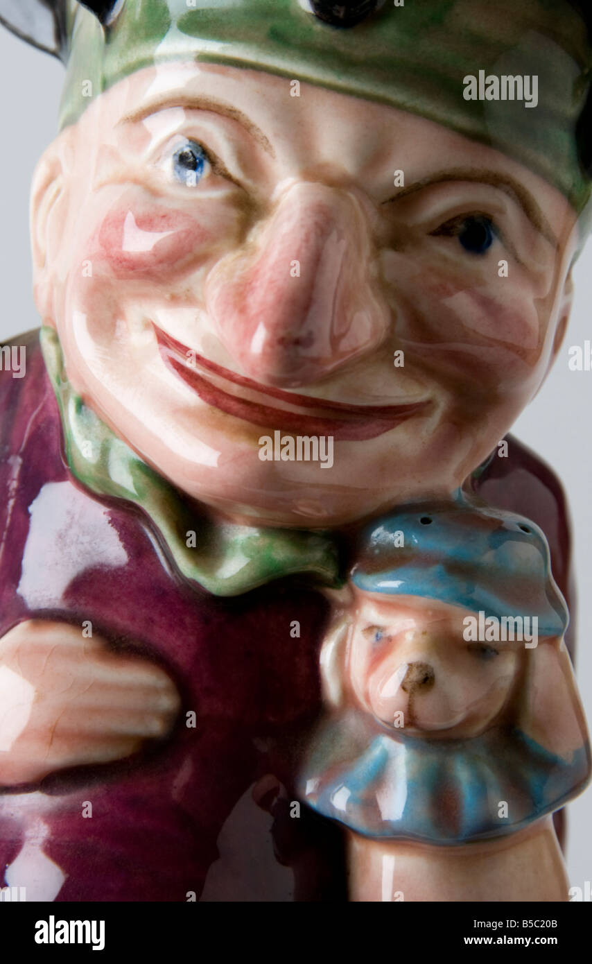 Mr Punch Toby jug Stock Photo Alamy