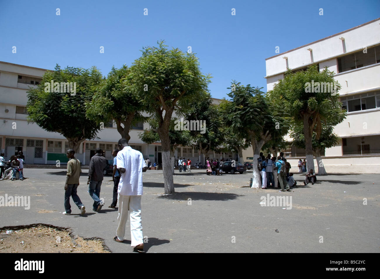 Lycée Lamine Gueye High School Dakar Senegal Stock Photo