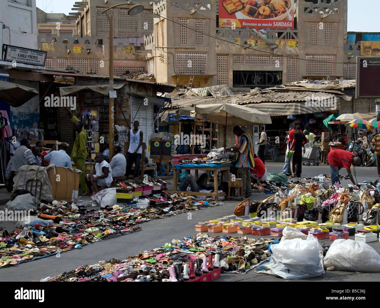 Sandaga Market Dakar Senegal Stock Photo Alamy