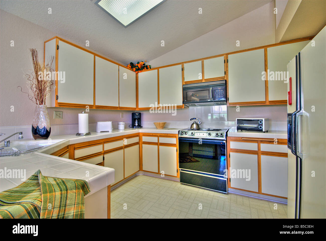 Oasis Country Club Palm Desert Kitchen Interior White Wood Trim