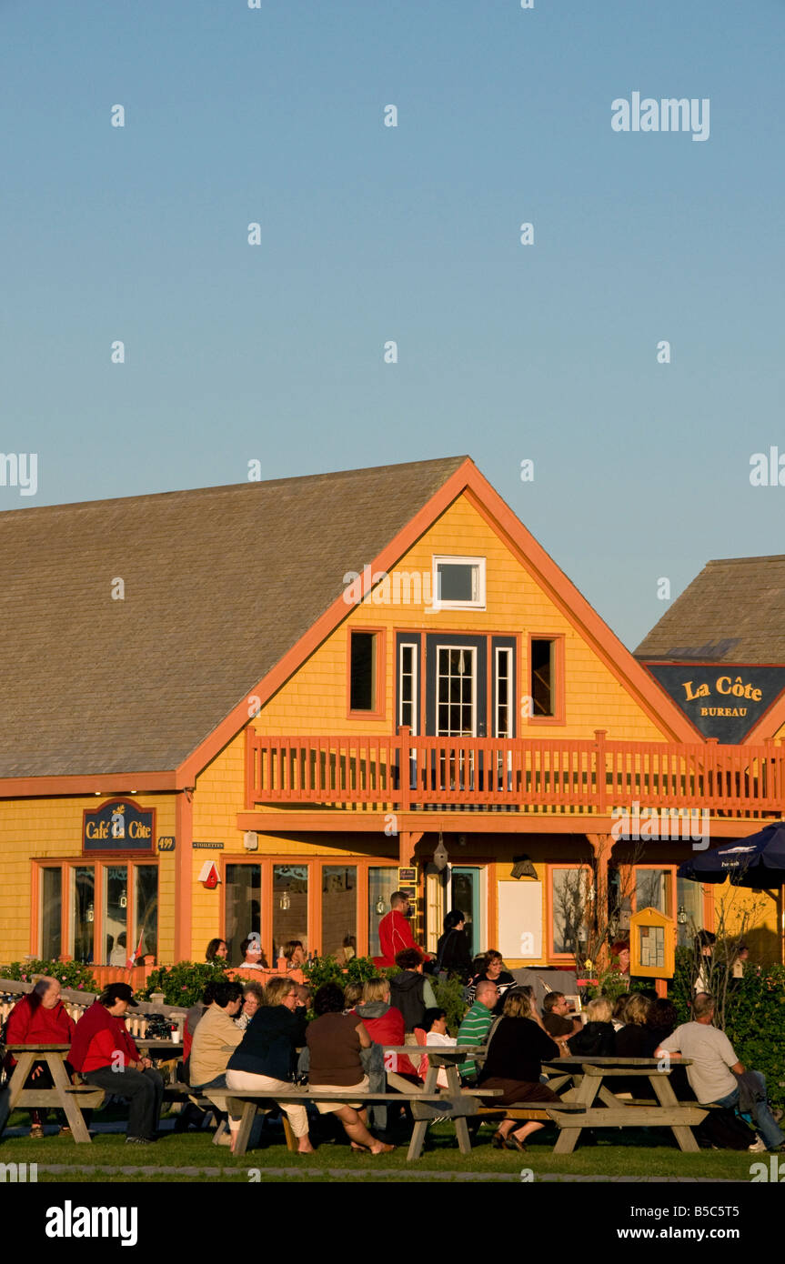 Cafe de la cote Etang du Nord Island of cap aux Meules Iles de la