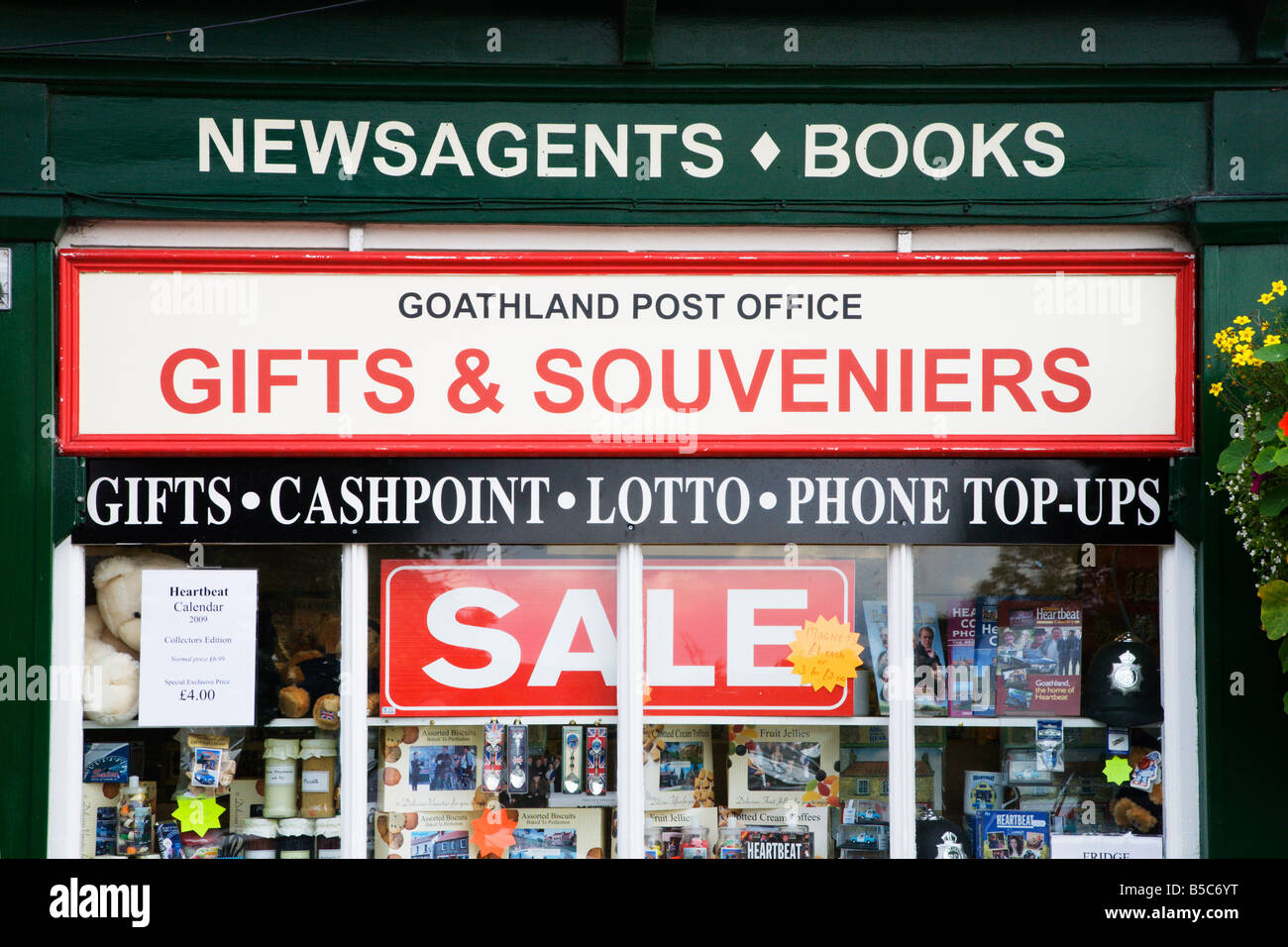 Goathland Post Office Yorkshire England Stock Photo Alamy