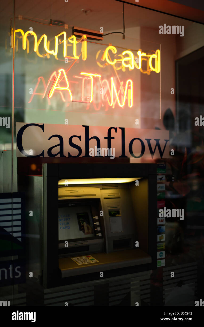 ATM Wellington New Zealand Stock Photo
