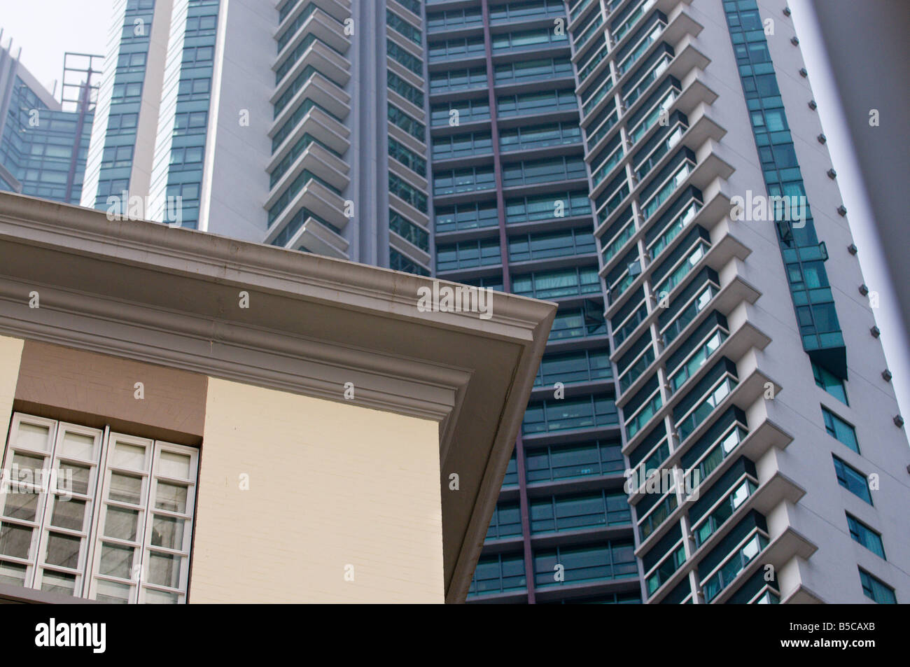 China, buildings juxtaposed hires stock photography