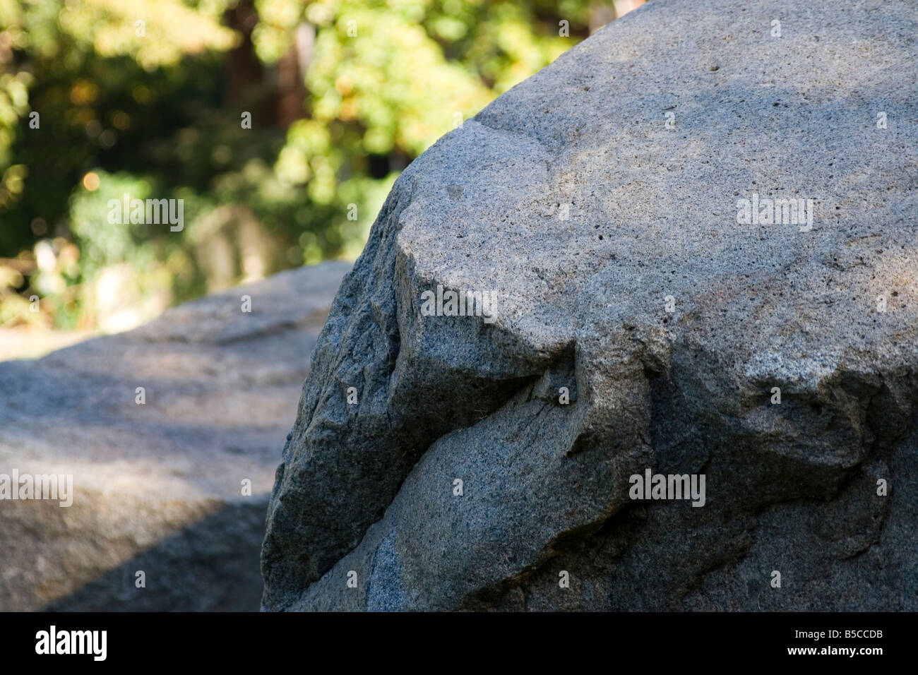 Granite rock freedom parkway stone hard texture jagged boulder shadow Stock Photo