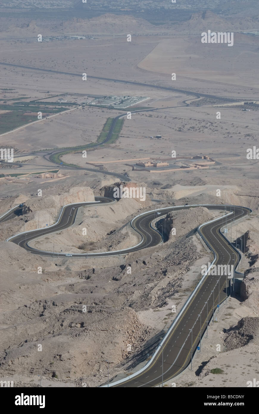 Jebel Hafeet Mountain Road Al Ain Abu Dhabi Uae Stock Photo Alamy