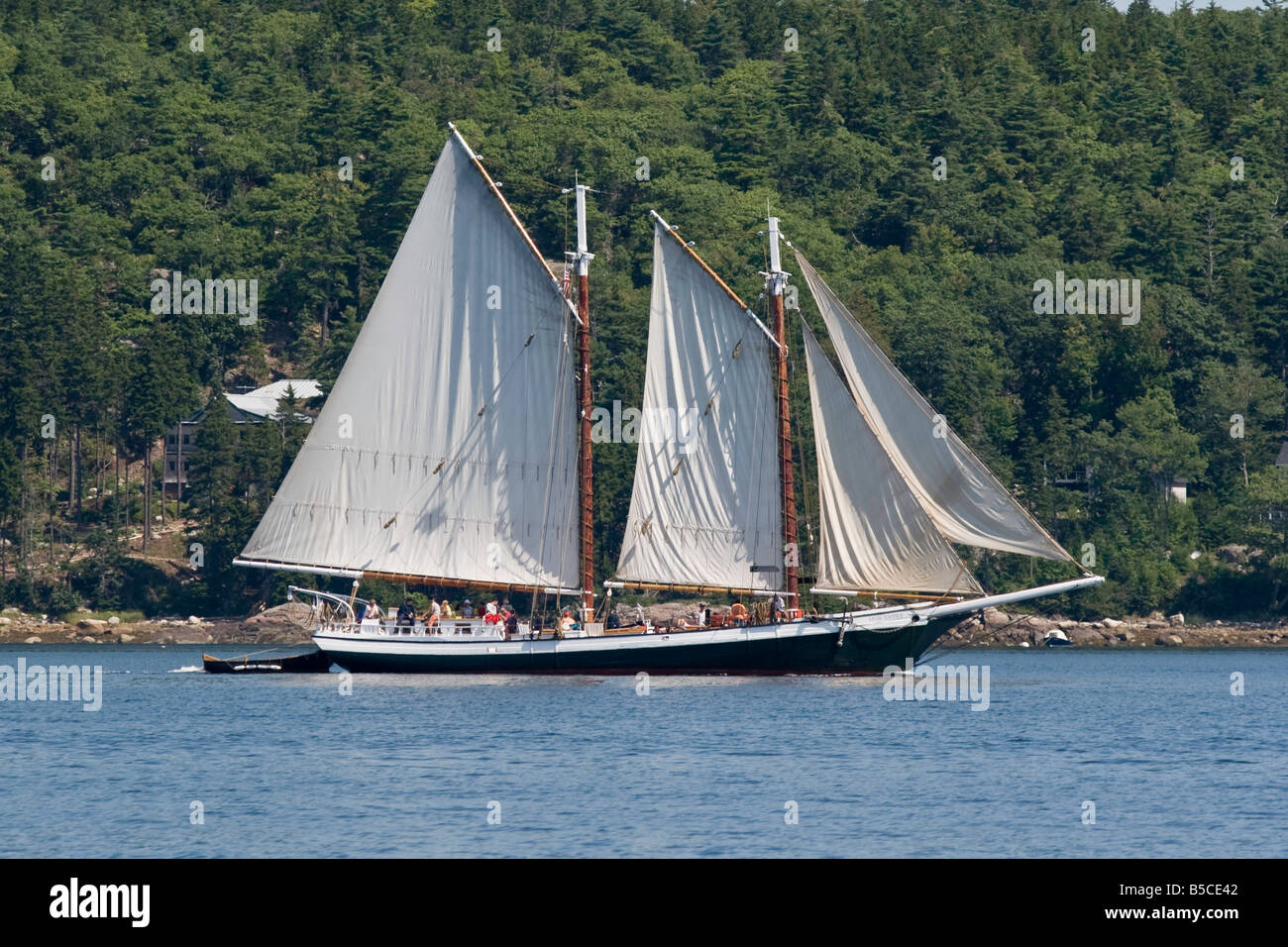 Schooner under sail hi-res stock photography and images - Alamy