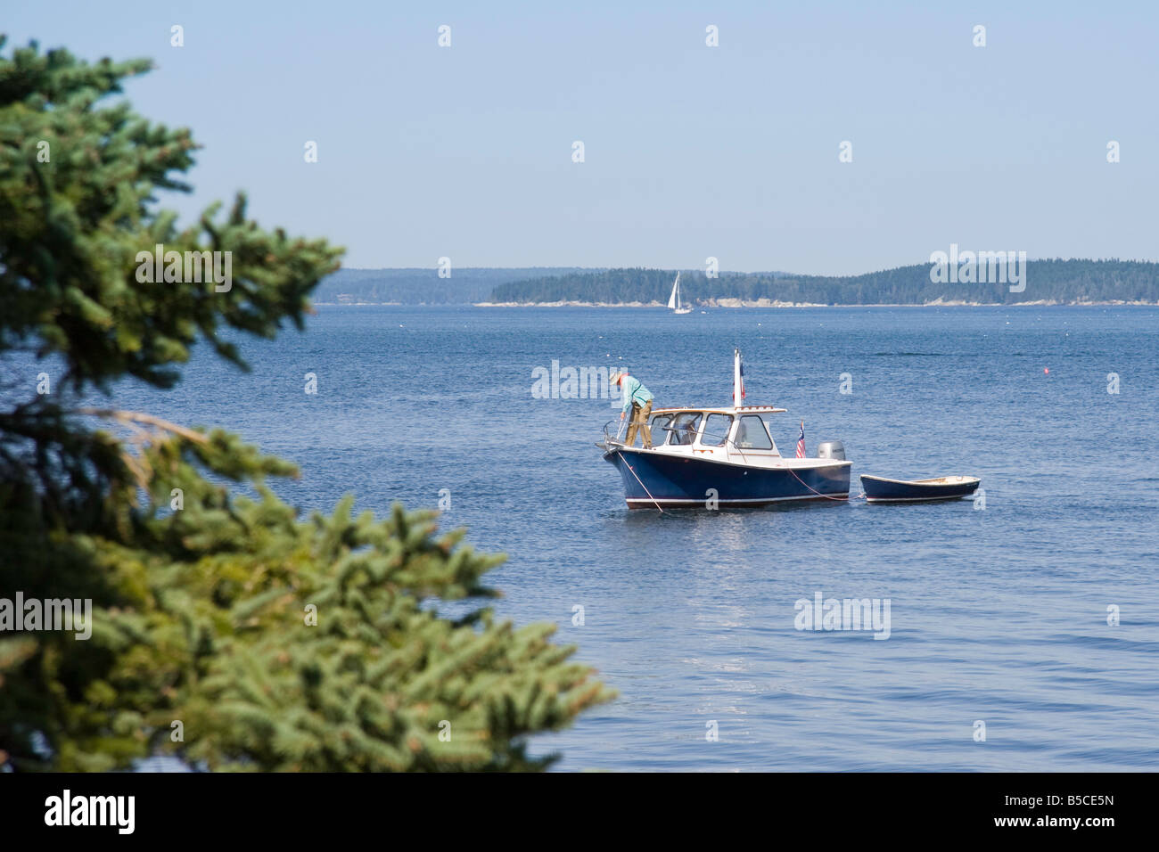 Hoisting the Anchor Stock Photo Alamy