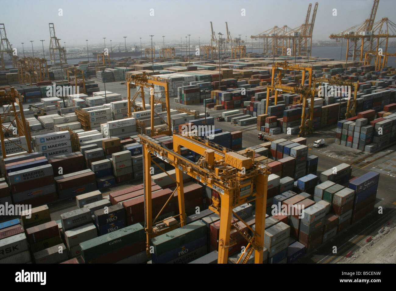 DP World Dubai Ports World Container Port UAE Teus Stock Photo Alamy