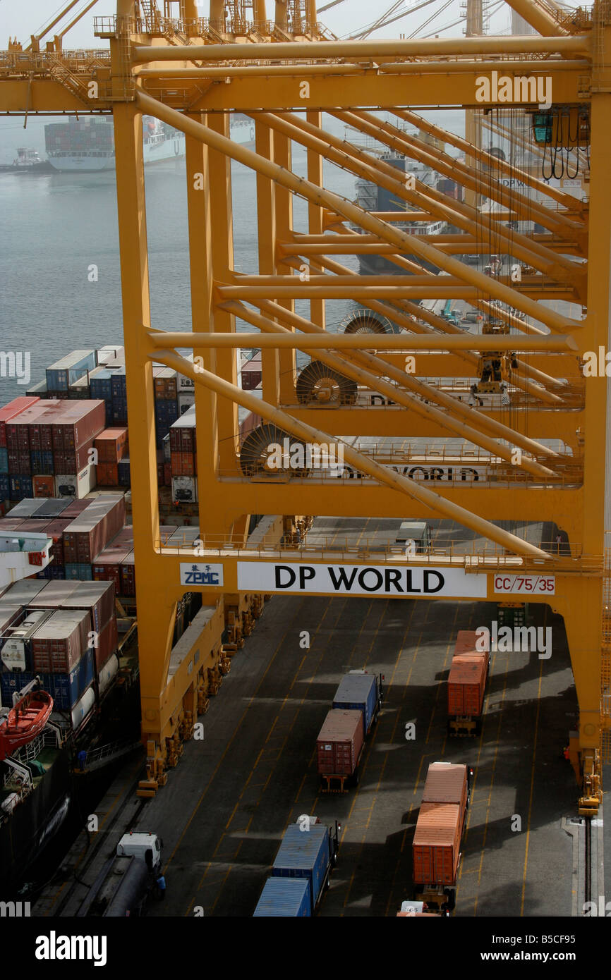 DP World Dubai Ports World Container Port UAE Teus Stock Photo Alamy