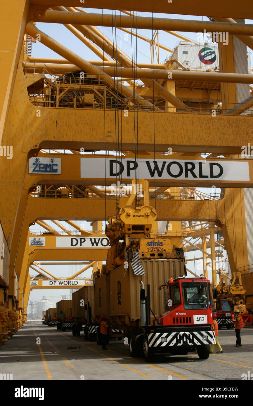 DP World Dubai Ports World Container Port UAE Teus Stock Photo Alamy