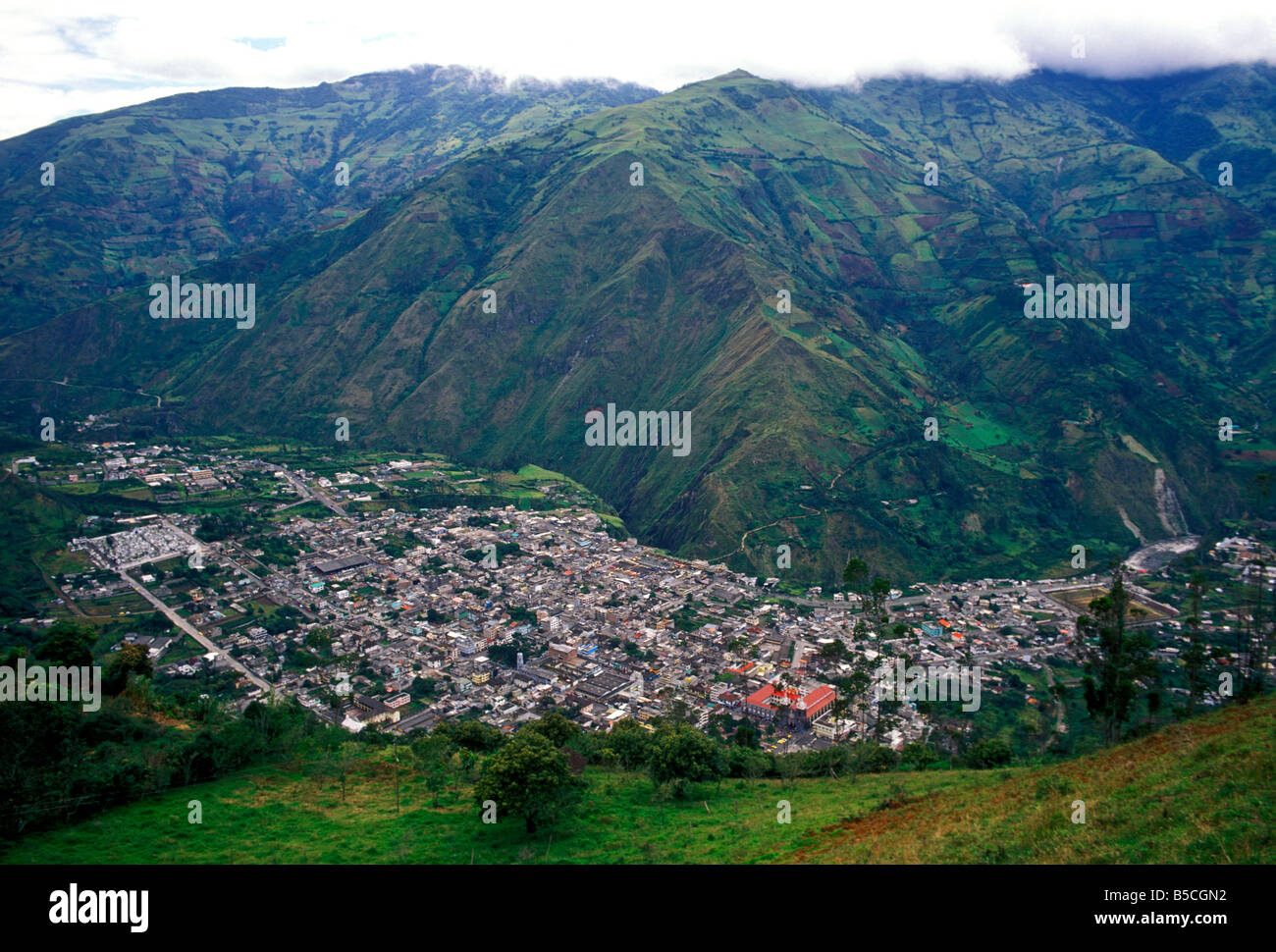 city of Banos, Tungurahua Province, Ecuador Stock Photo Alamy