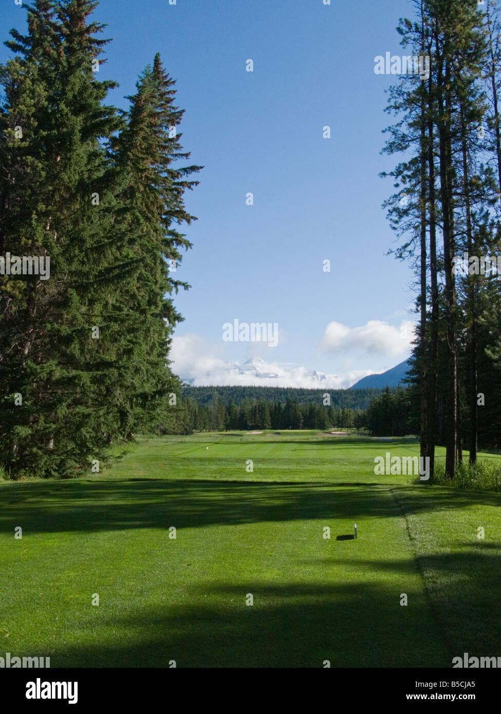 Banff Springs golf course, Banff, Alberta, Canada Stock Photo Alamy
