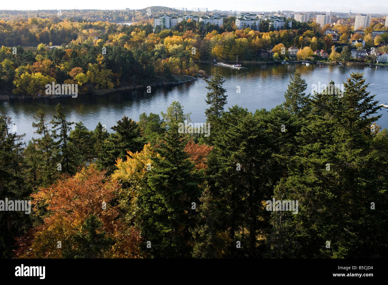 Aerial view of Lidingö, Sweden Stock Photo - Alamy