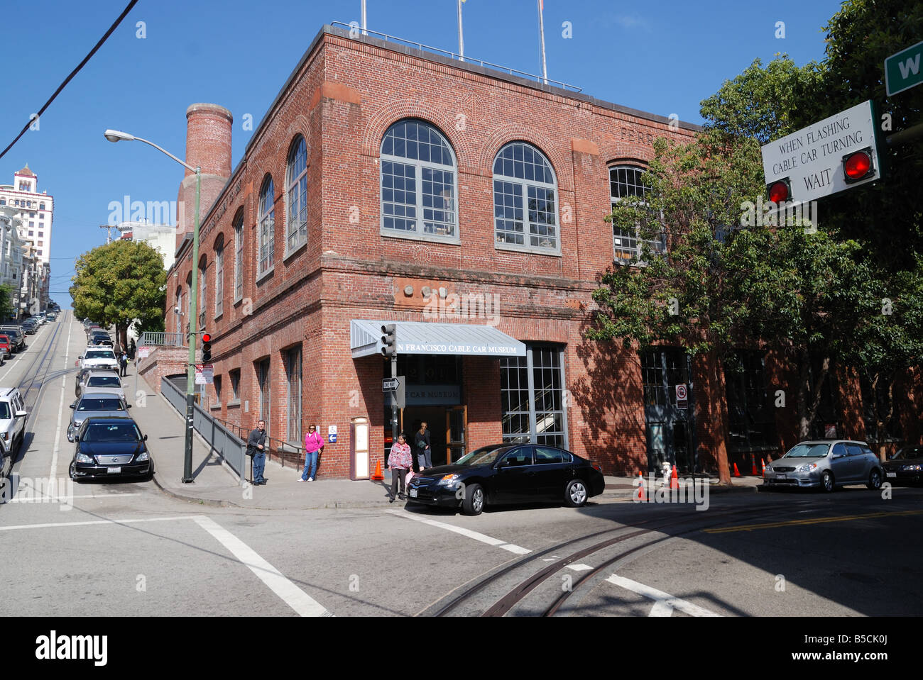 San Franciso Cable Car Museum Stock Photo