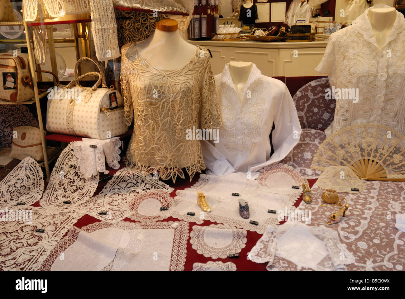 Lace shop brussels belgium hires stock photography and images Alamy