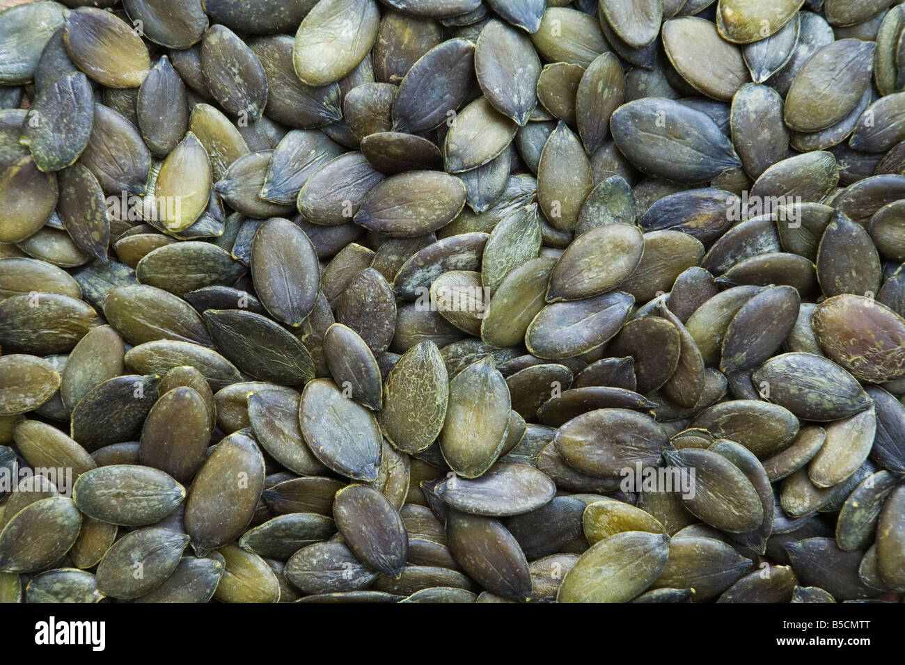 Full Frame Of Pumpkin Seeds Stock Photo