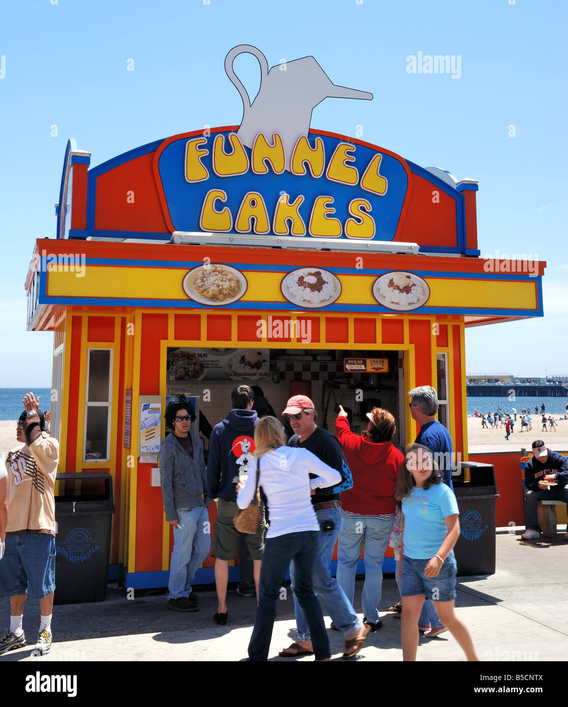 Funnel Cake shop Stock Photo Alamy