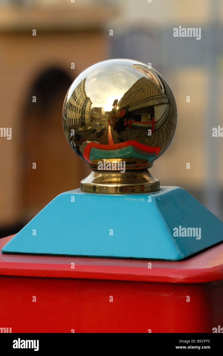 Golden sphere Stock Photo Alamy