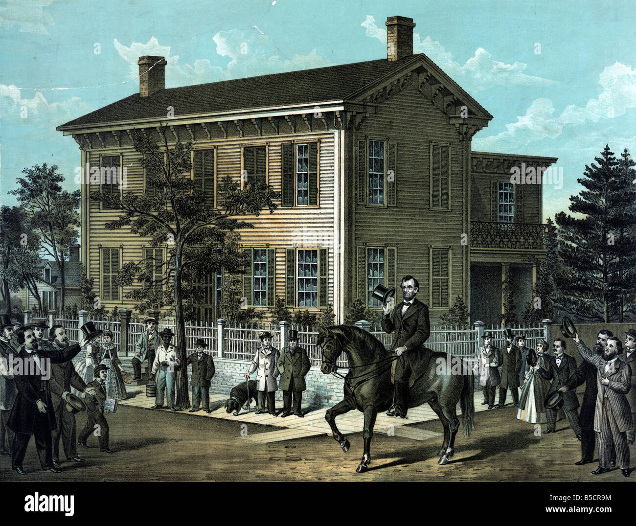 Abraham lincolns home hires stock photography and images Alamy