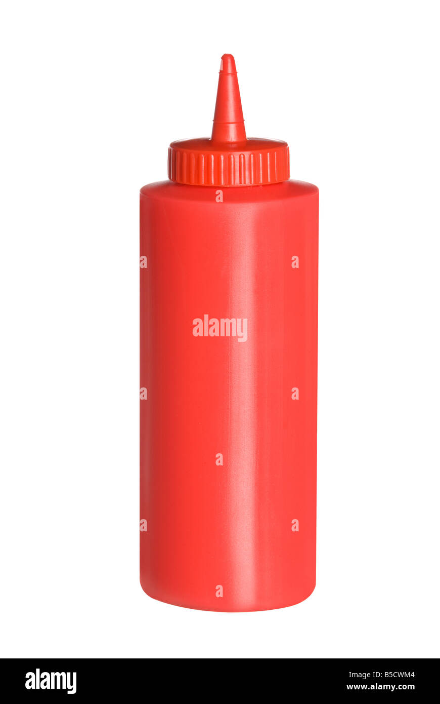 Squeeze bottle of ketchup isolated on white for use in any promotional plan Stock Photo Alamy