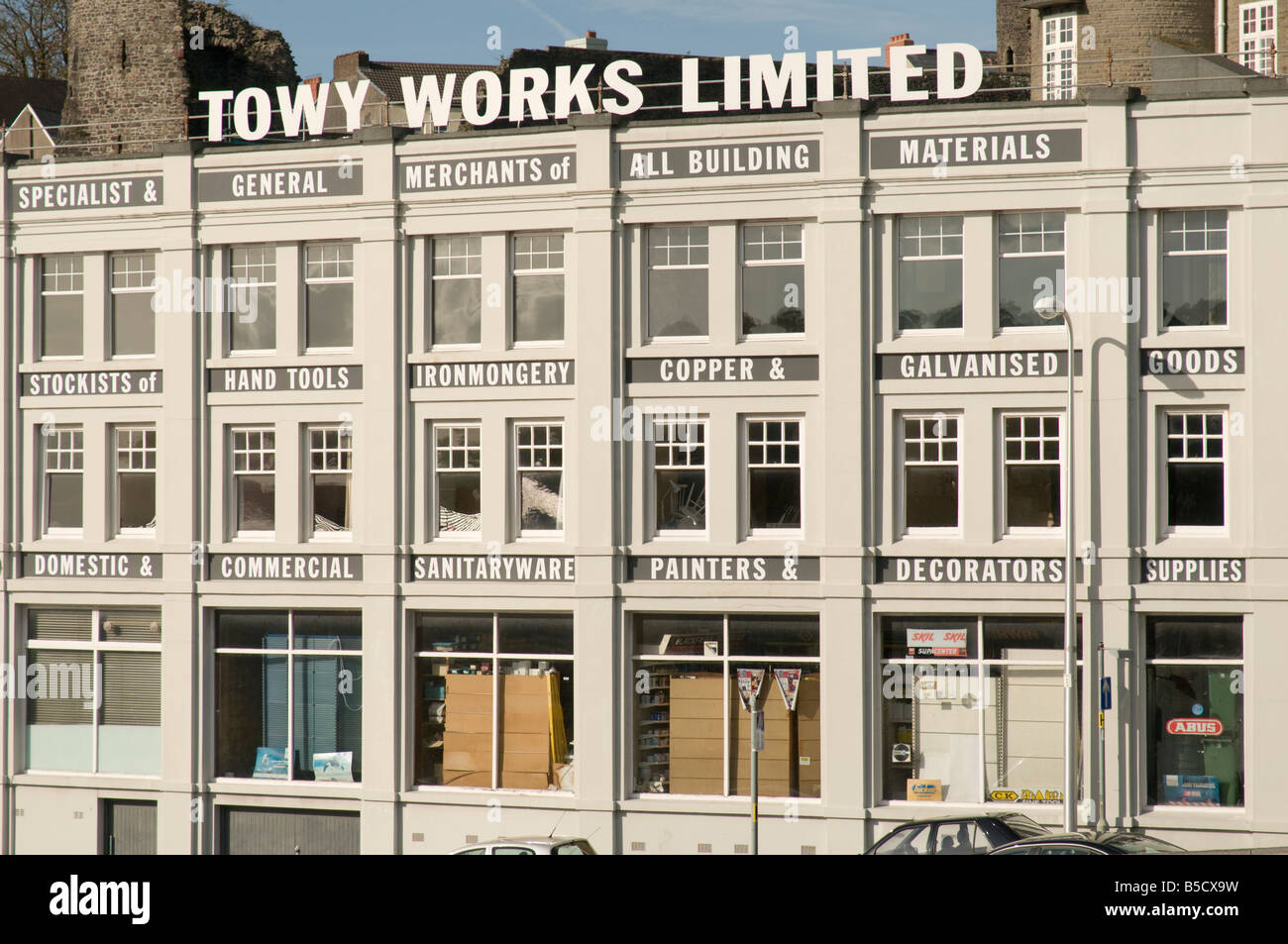Towy Works hardware store Carmarthen west wales a familiar landmark